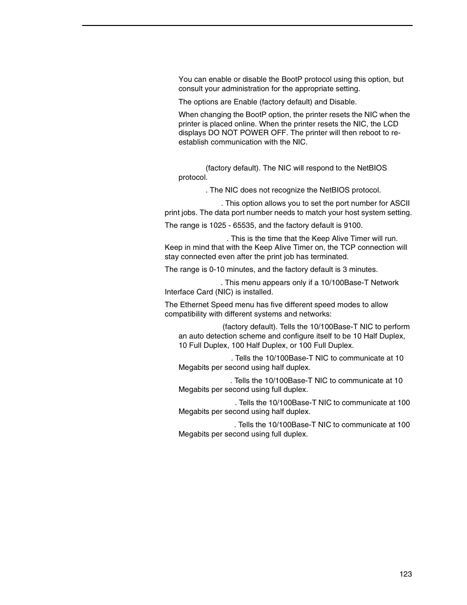 Printronix SL4M User Manual | Page 123 / 308