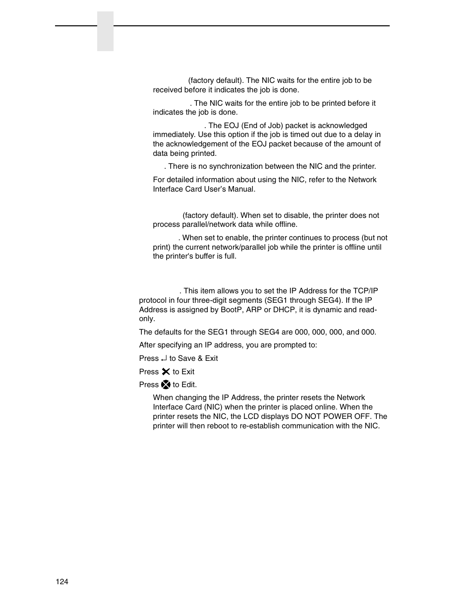 Wlan setting | Printronix SL4M User Manual | Page 124 / 308