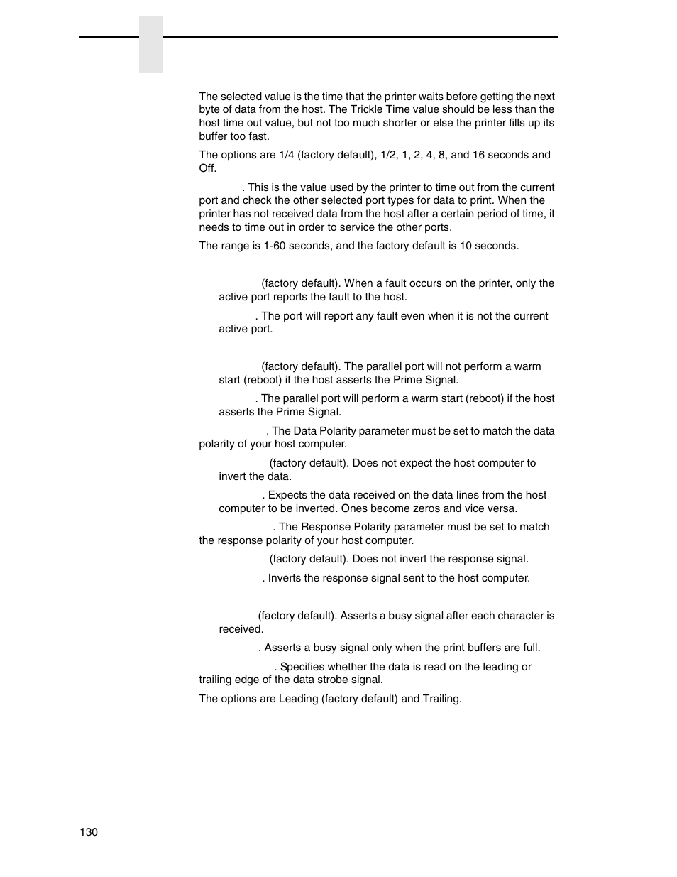 Printronix SL4M User Manual | Page 130 / 308