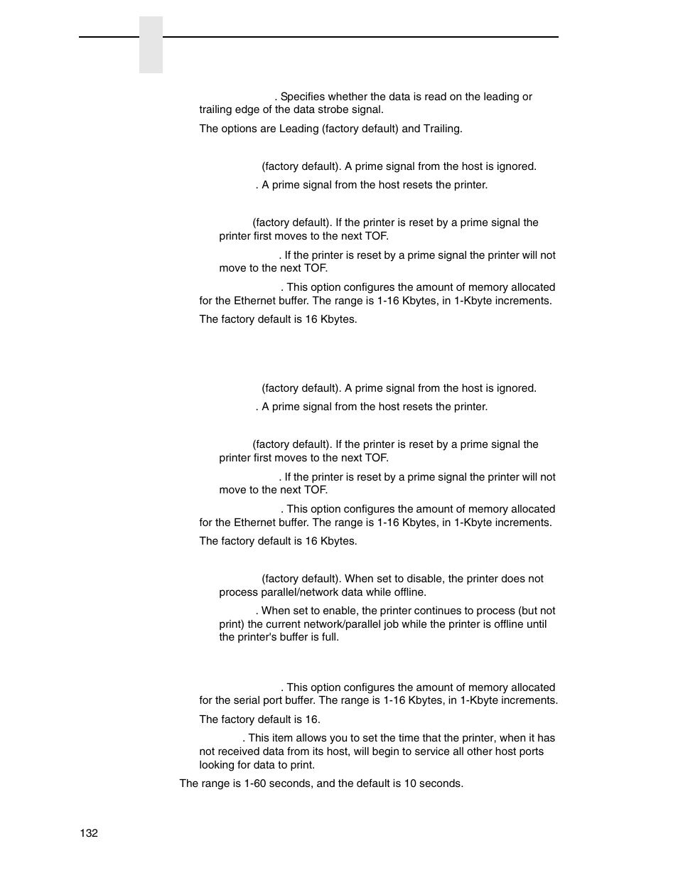 Ieee 1284, Usb port | Printronix SL4M User Manual | Page 132 / 308