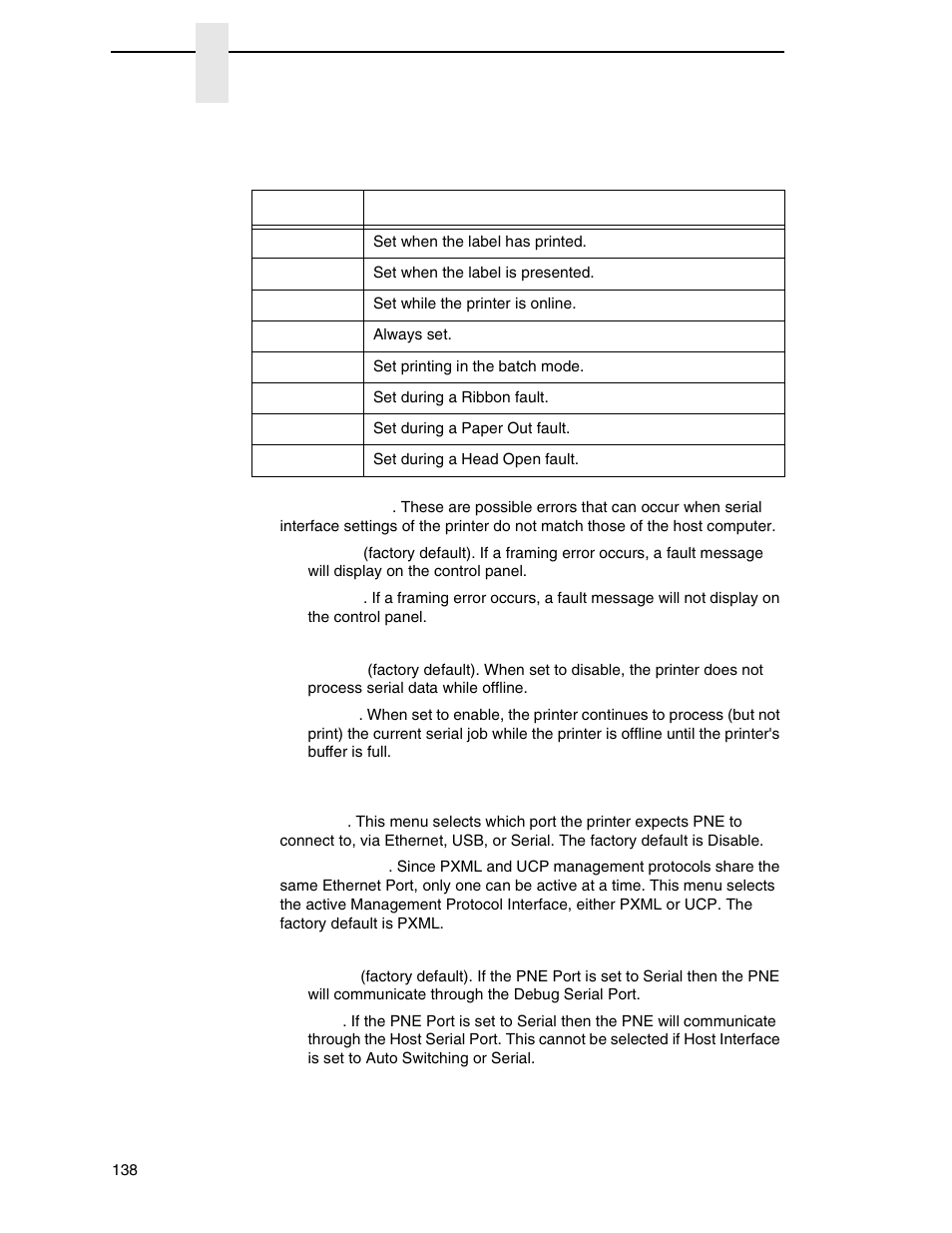 Printer mgmt | Printronix SL4M User Manual | Page 138 / 308