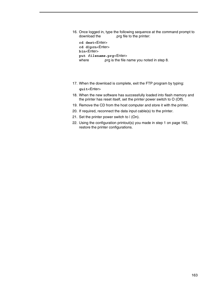 Printronix SL4M User Manual | Page 163 / 308