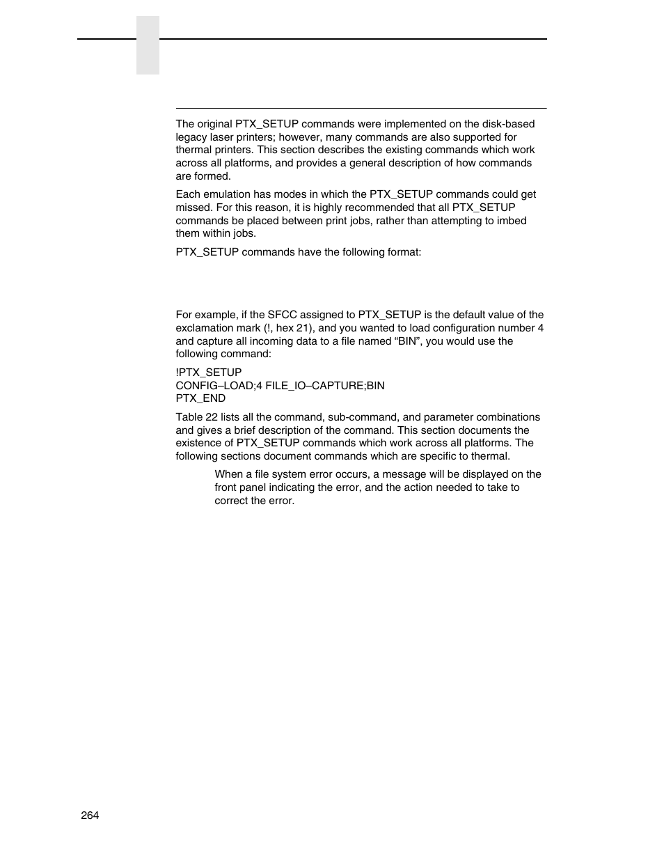 General commands | Printronix SL4M User Manual | Page 264 / 308