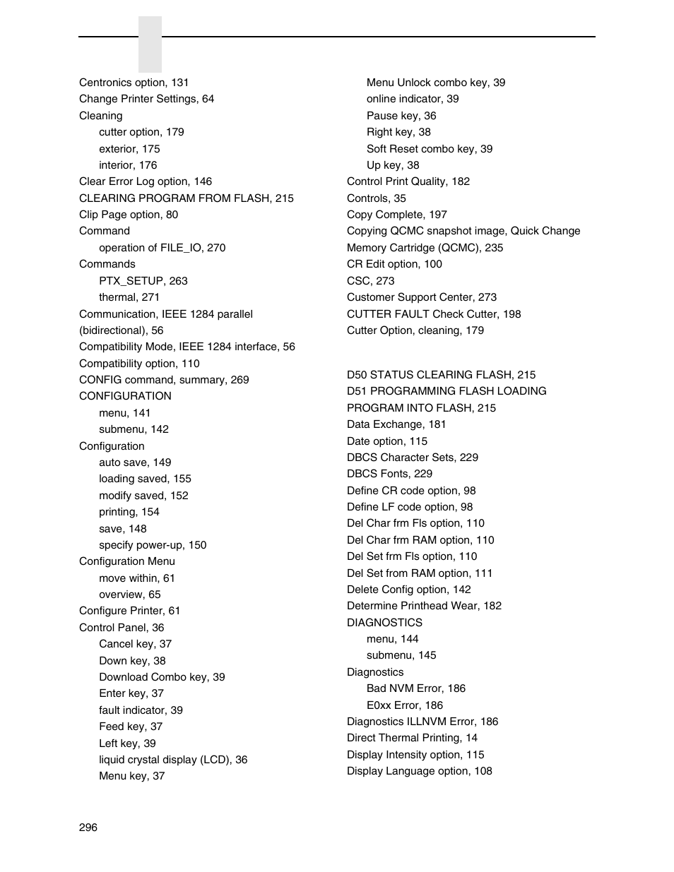 Printronix SL4M User Manual | Page 296 / 308