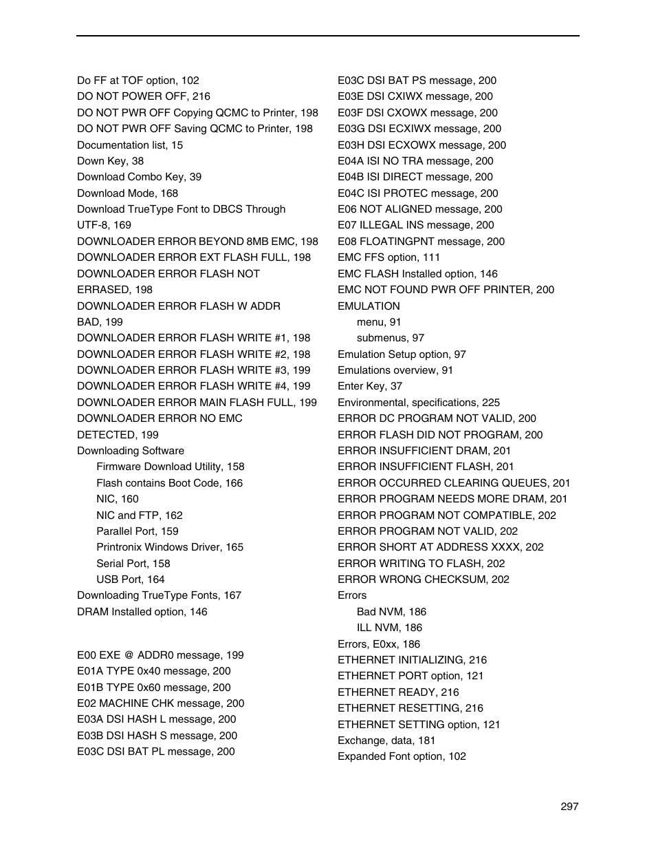 Printronix SL4M User Manual | Page 297 / 308