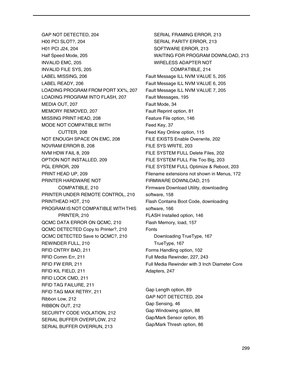Printronix SL4M User Manual | Page 299 / 308