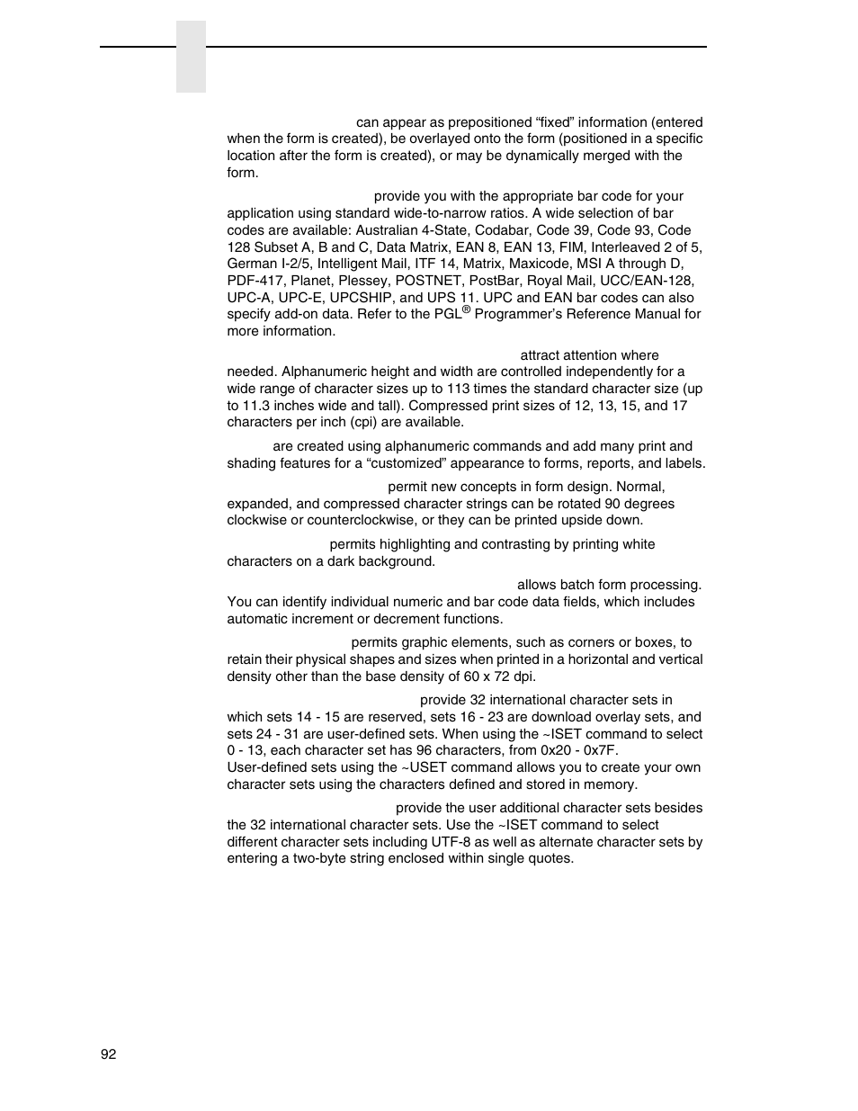 Printronix SL4M User Manual | Page 92 / 308