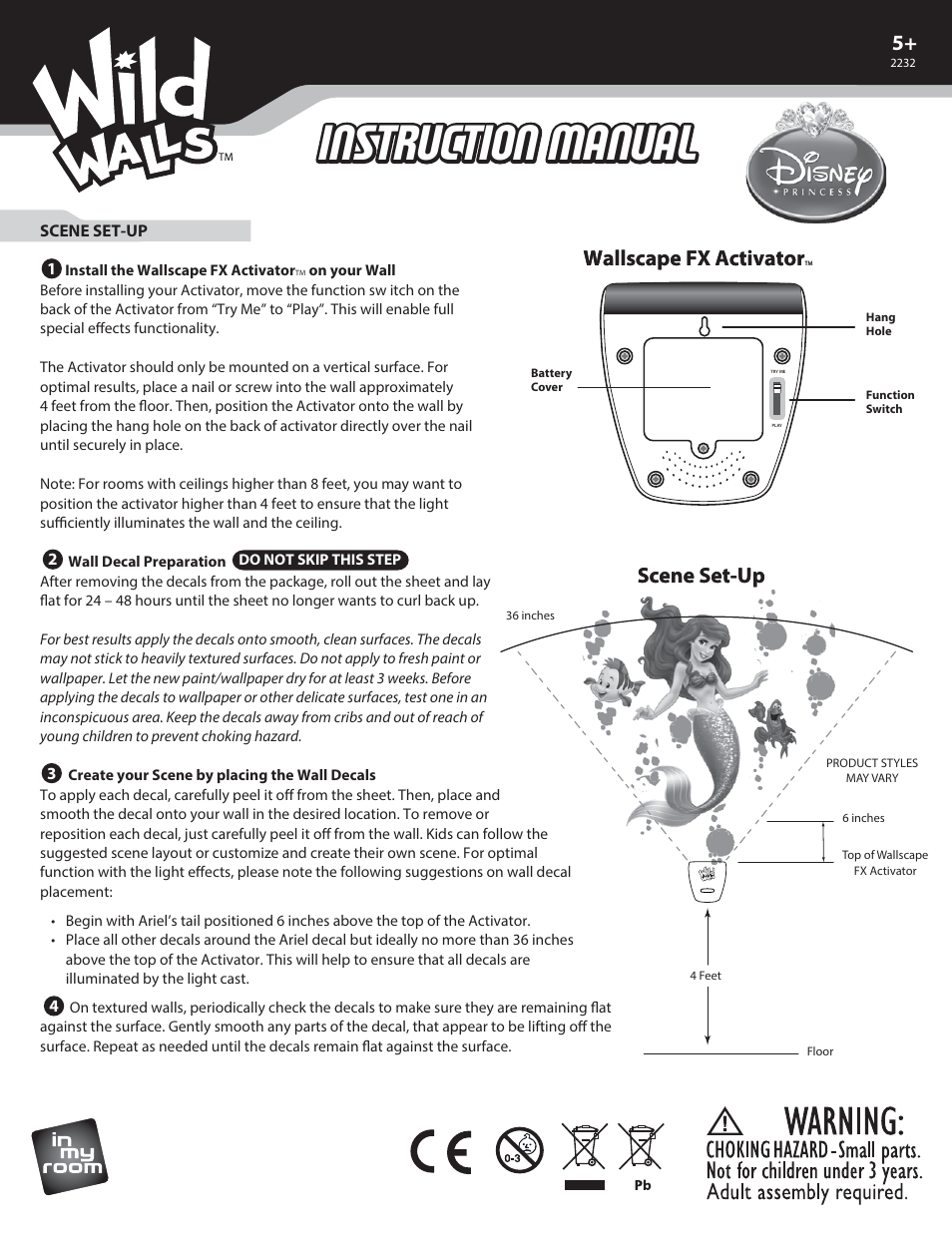 Uncle Milton Under the Sea Journey User Manual | 2 pages