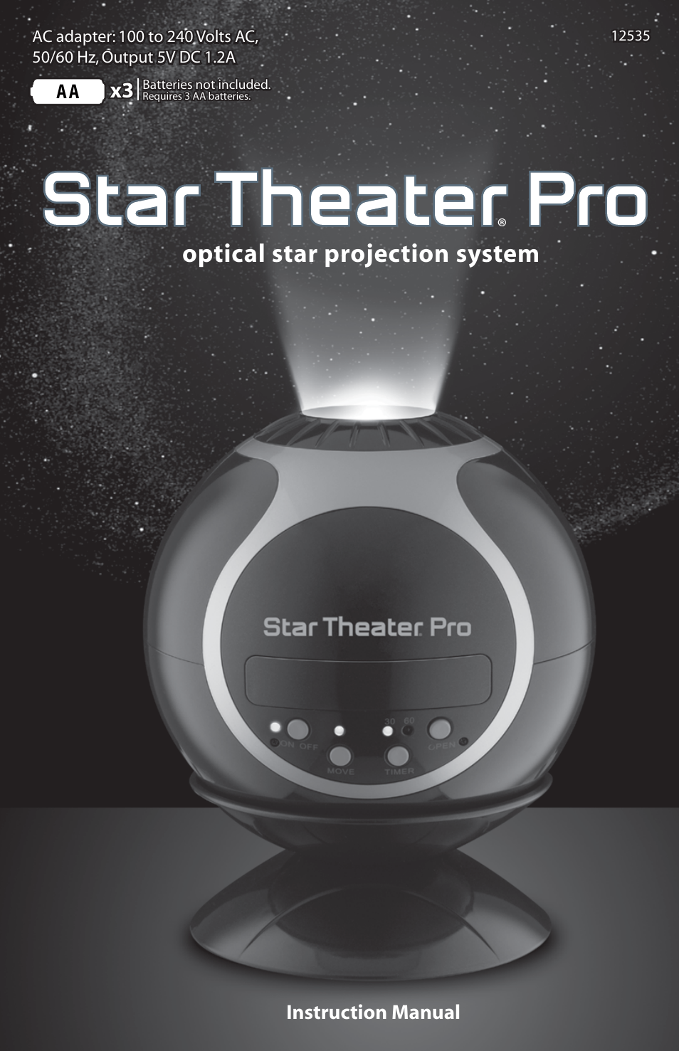 Uncle Milton Star Theater Pro User Manual | 8 pages
