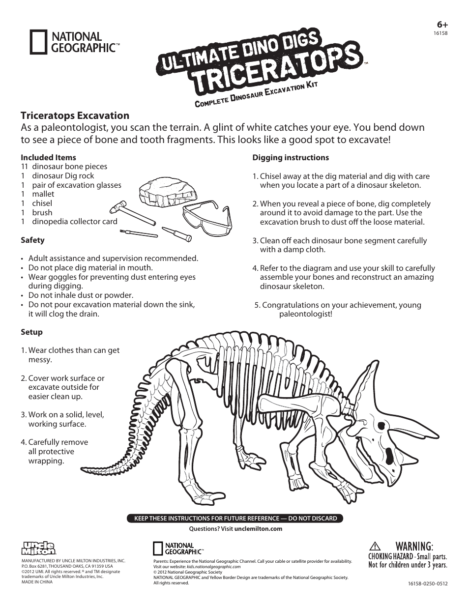 Uncle Milton Ultimate Dinopedia Dinosaur Globe User Manual | Page 2 / 2