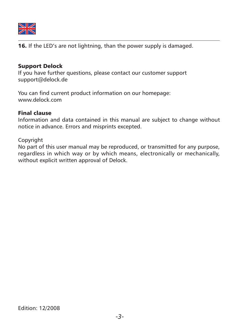 DeLOCK 18159 User Manual | Page 3 / 3
