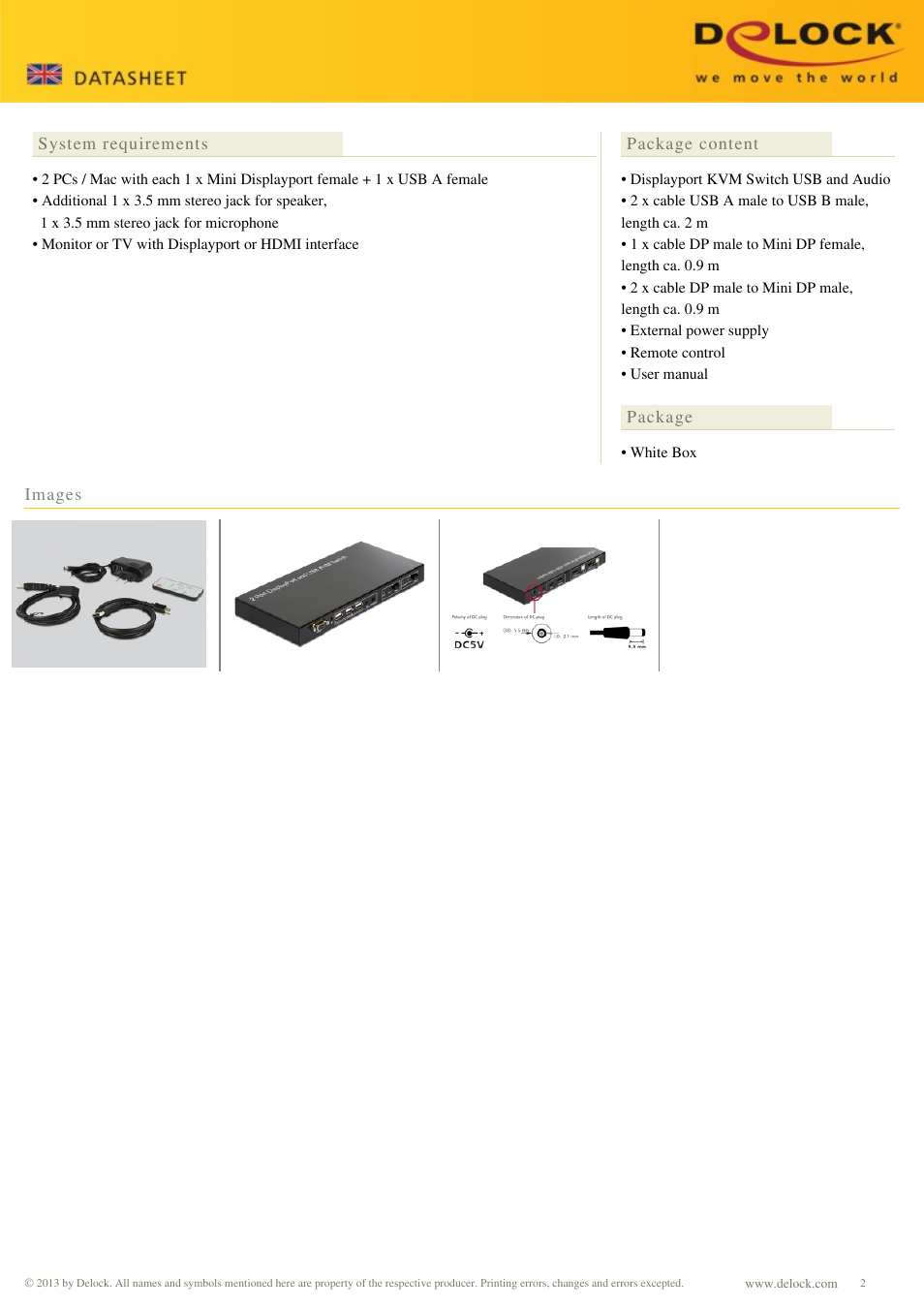 DeLOCK 11367 User Manual | Page 2 / 2
