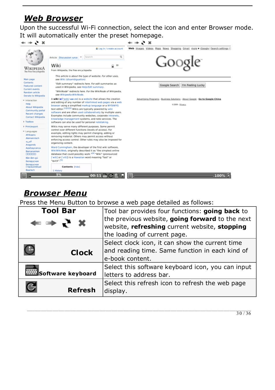 ONYX BOOX i62 User Manual | Page 30 / 36