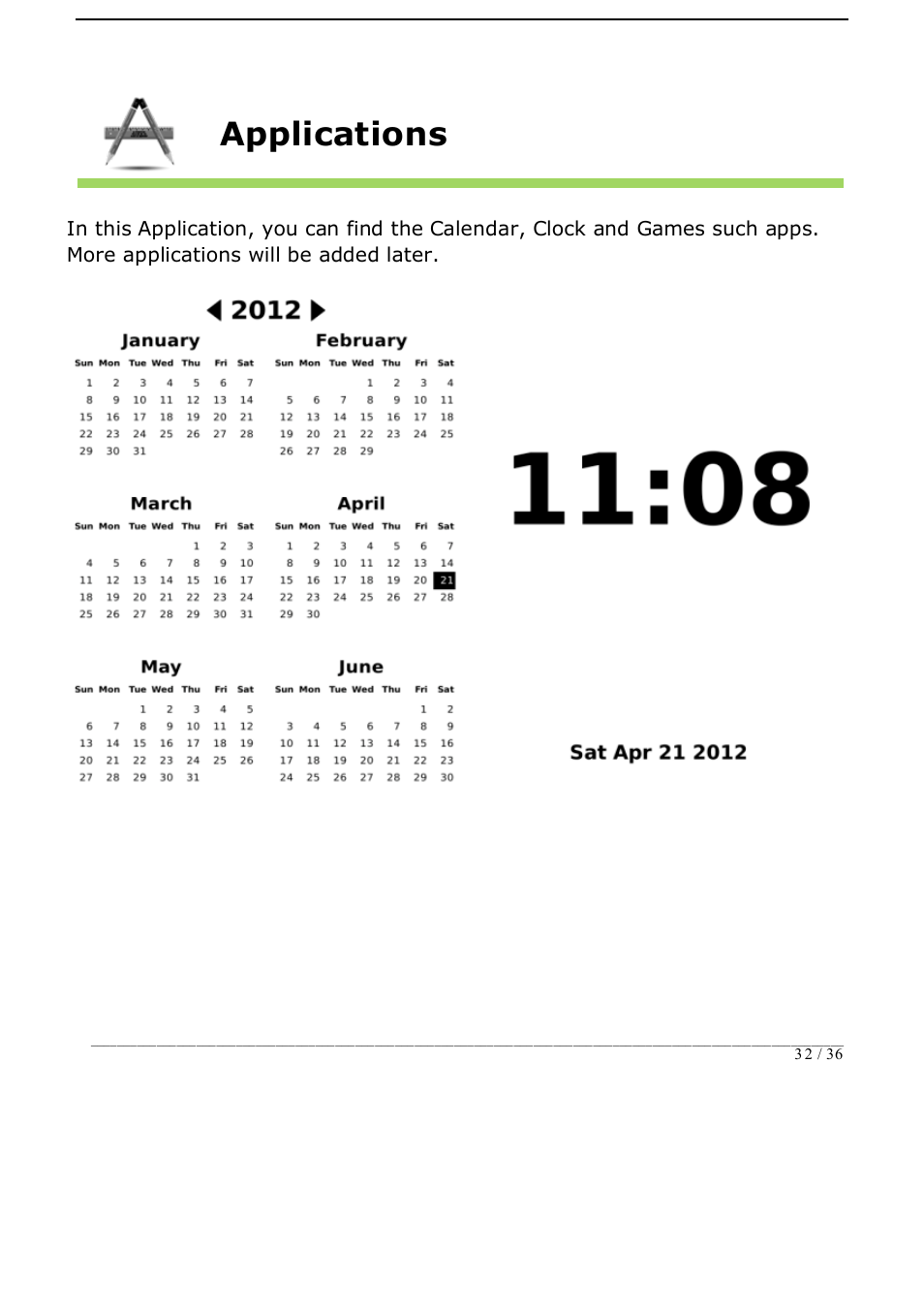 Applications | ONYX BOOX i62 User Manual | Page 32 / 36