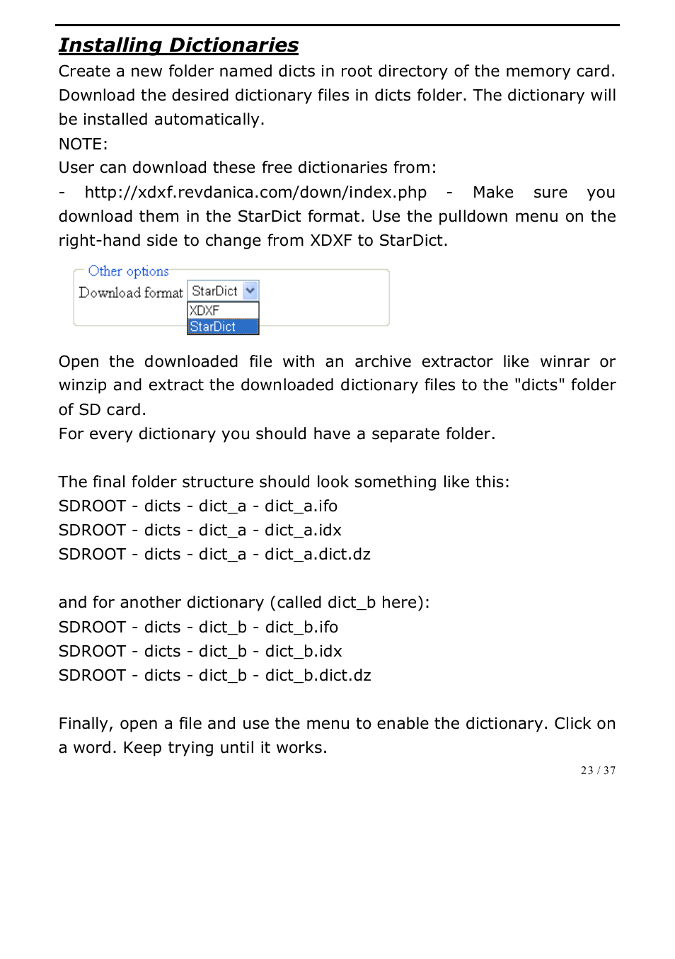 ONYX BOOX A62 User Manual | Page 23 / 37