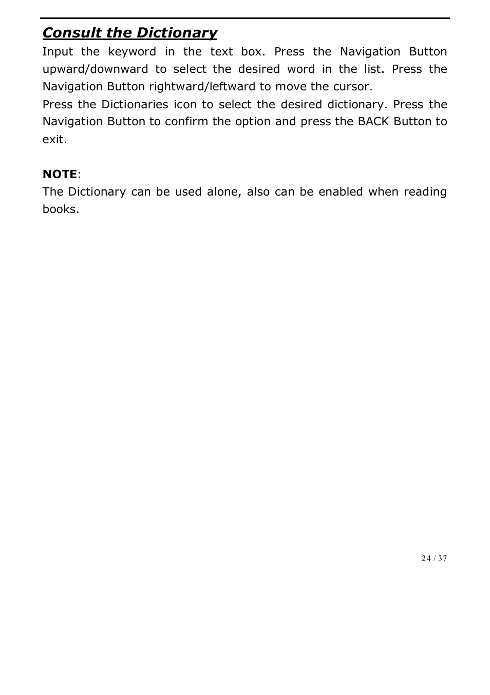 ONYX BOOX A62 User Manual | Page 24 / 37