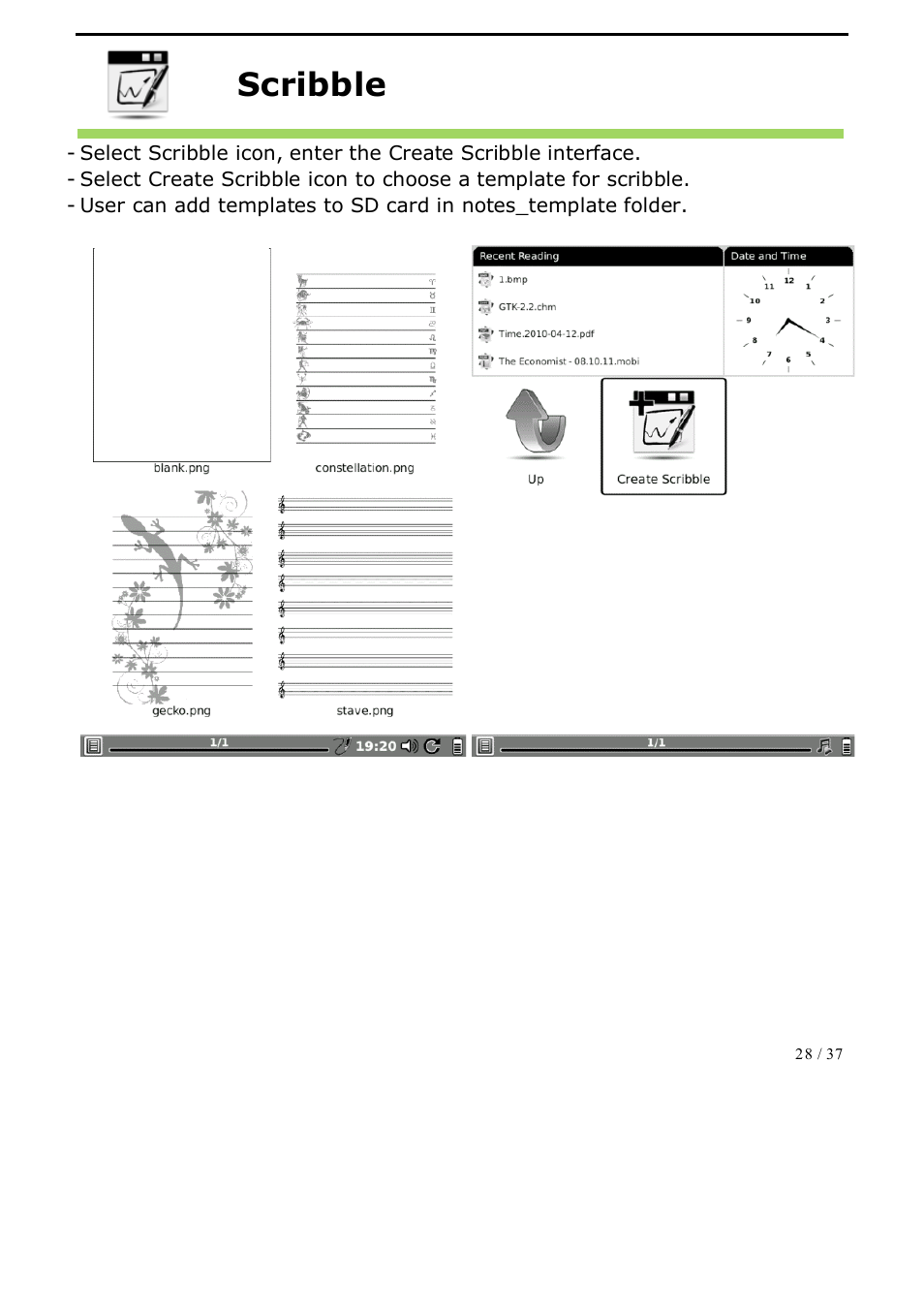 ONYX BOOX A62 User Manual | Page 28 / 37