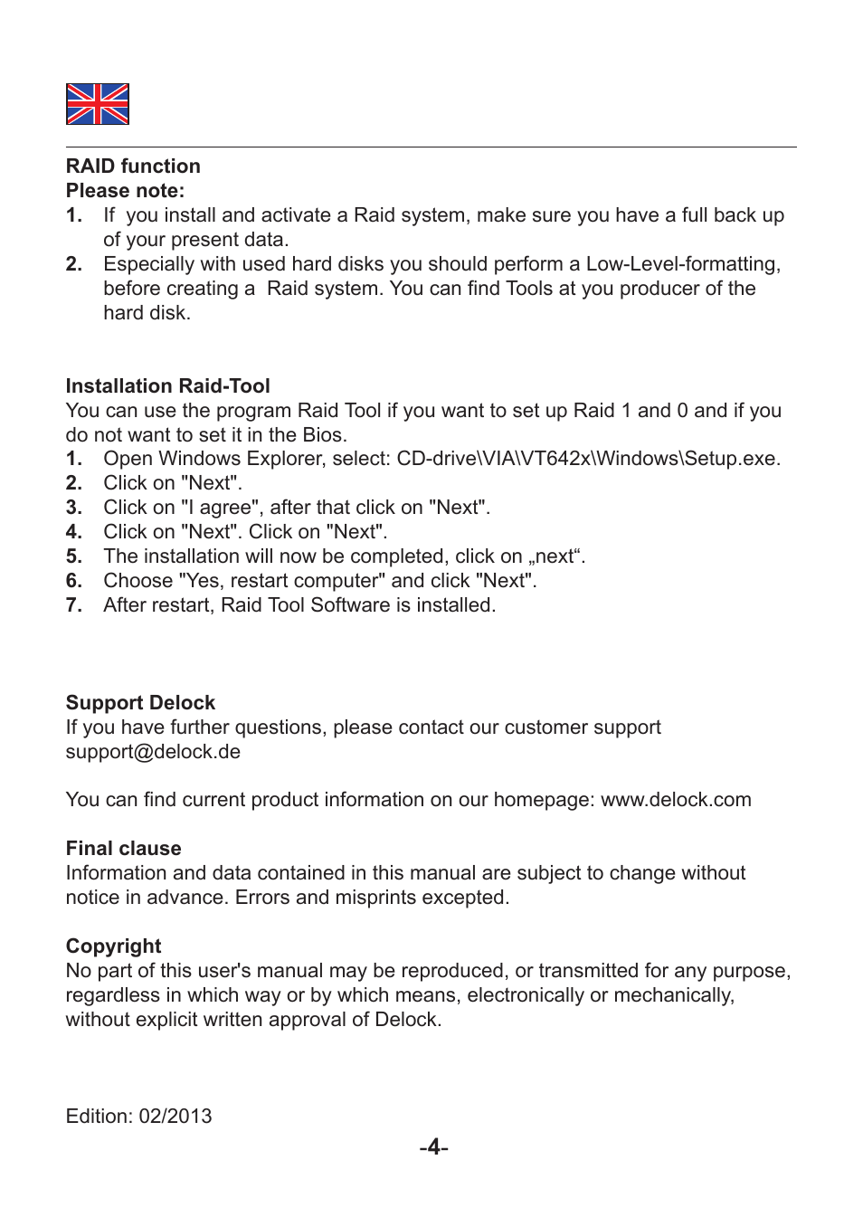 DeLOCK 70146 User Manual | Page 4 / 17