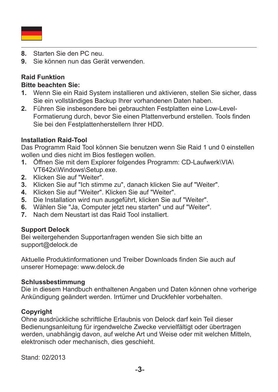 DeLOCK 70146 User Manual | Page 7 / 17