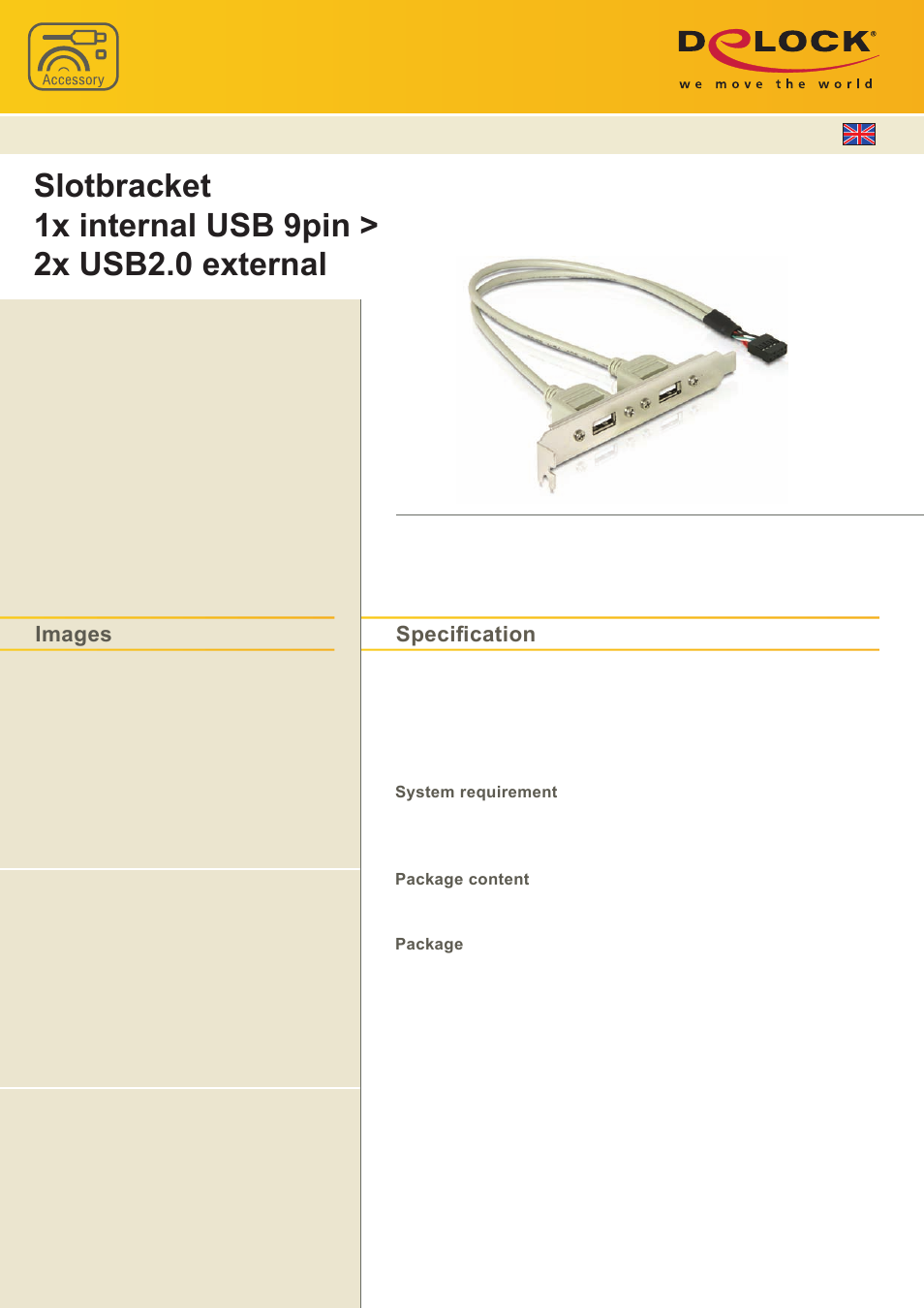 DeLOCK 71000 User Manual | 1 page