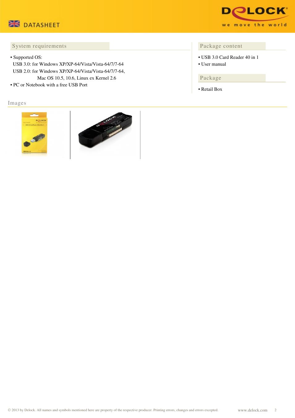 DeLOCK 91718 User Manual | Page 2 / 2