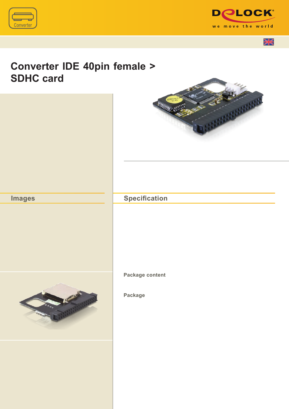 DeLOCK 91659 User Manual | 1 page