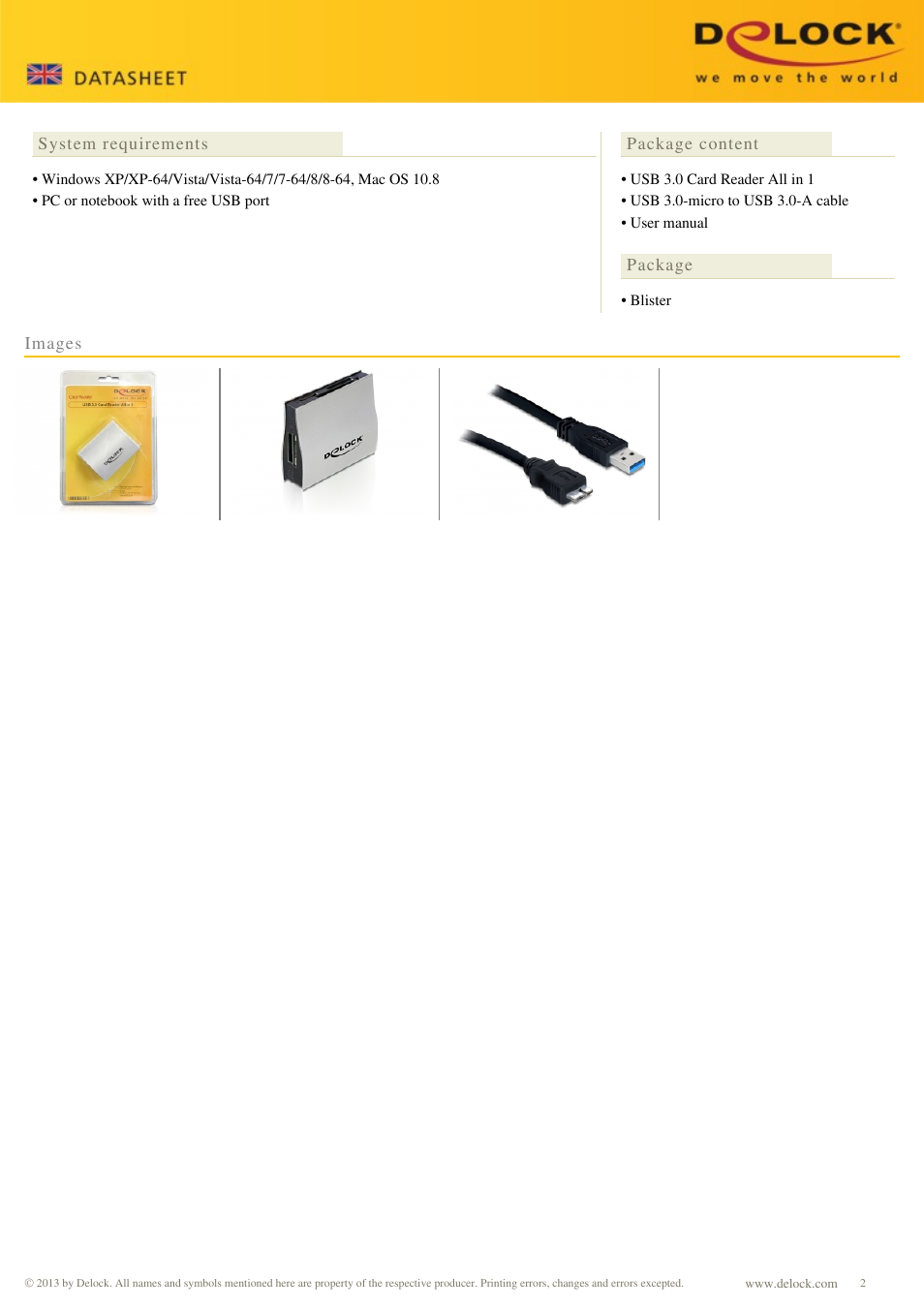 DeLOCK 91701 User Manual | Page 2 / 2