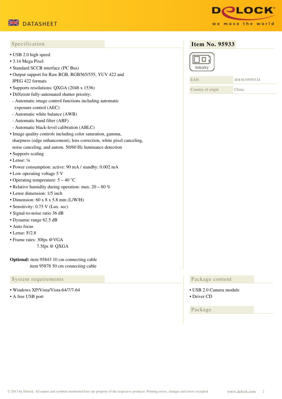 DeLOCK 95933 User Manual | Page 2 / 3