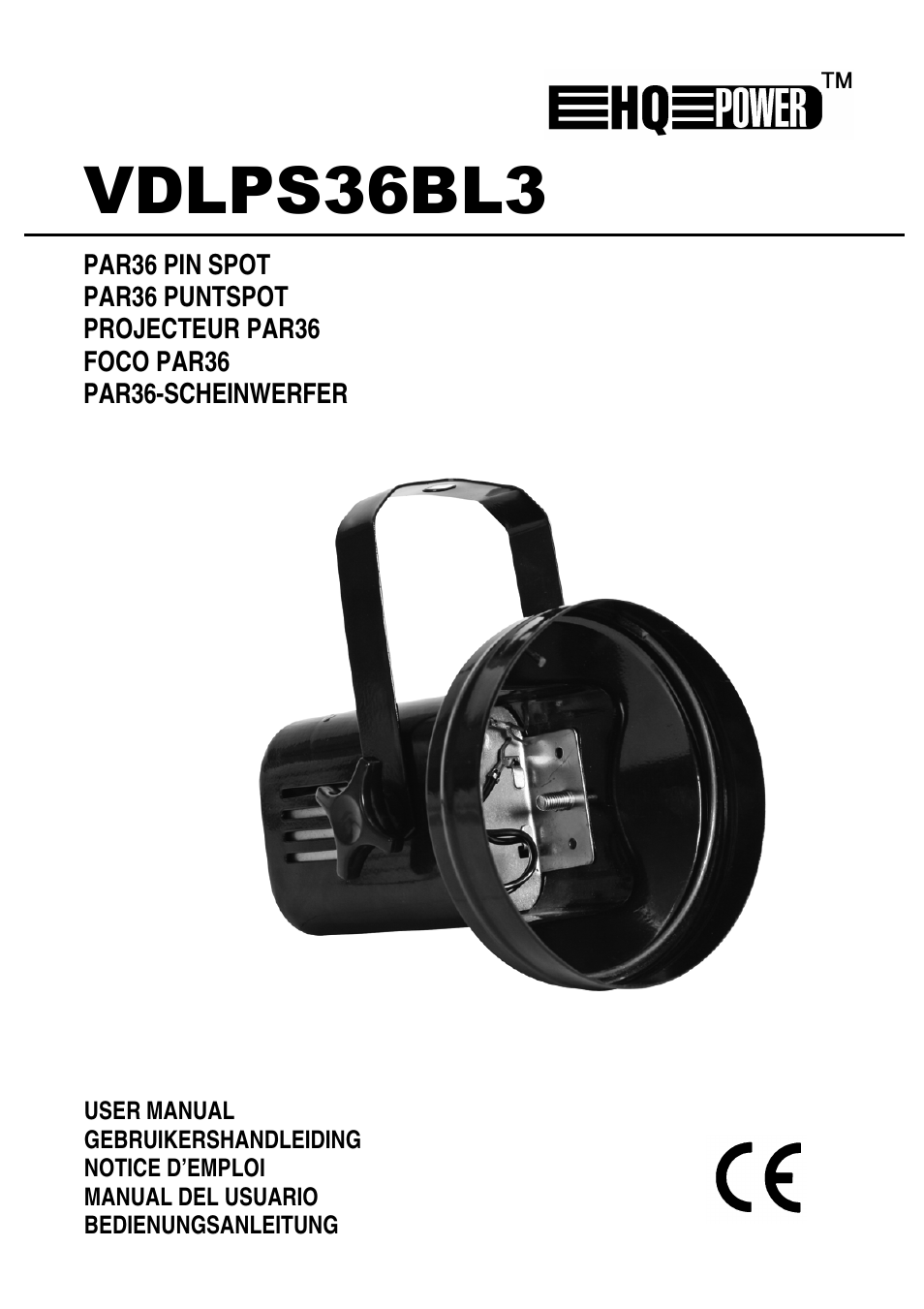 Velleman VDLPS36BL3 User Manual | 14 pages