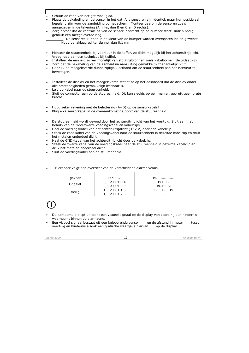 Velleman SPBS10 User Manual | Page 11 / 31