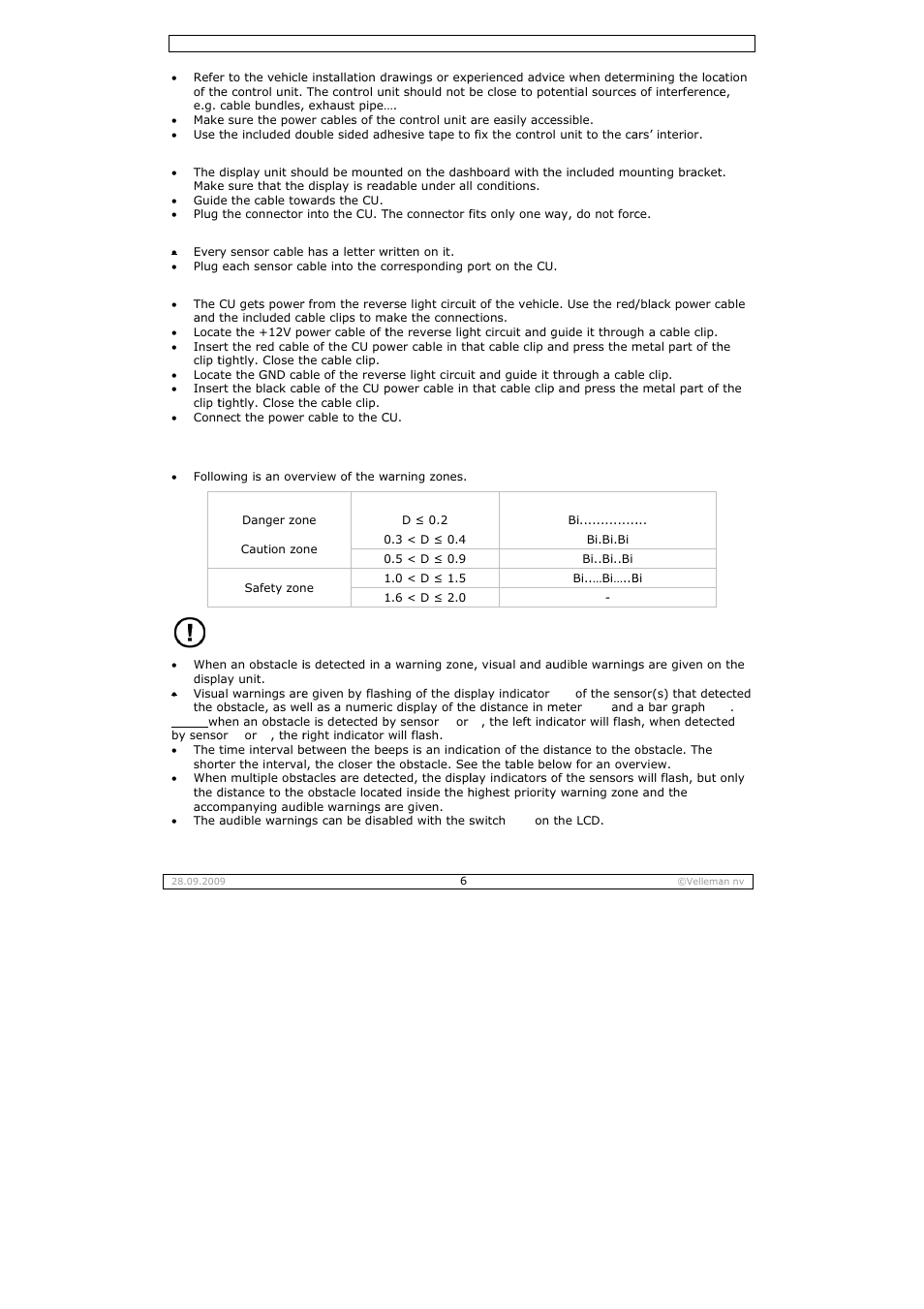 Velleman SPBS10 User Manual | Page 6 / 31