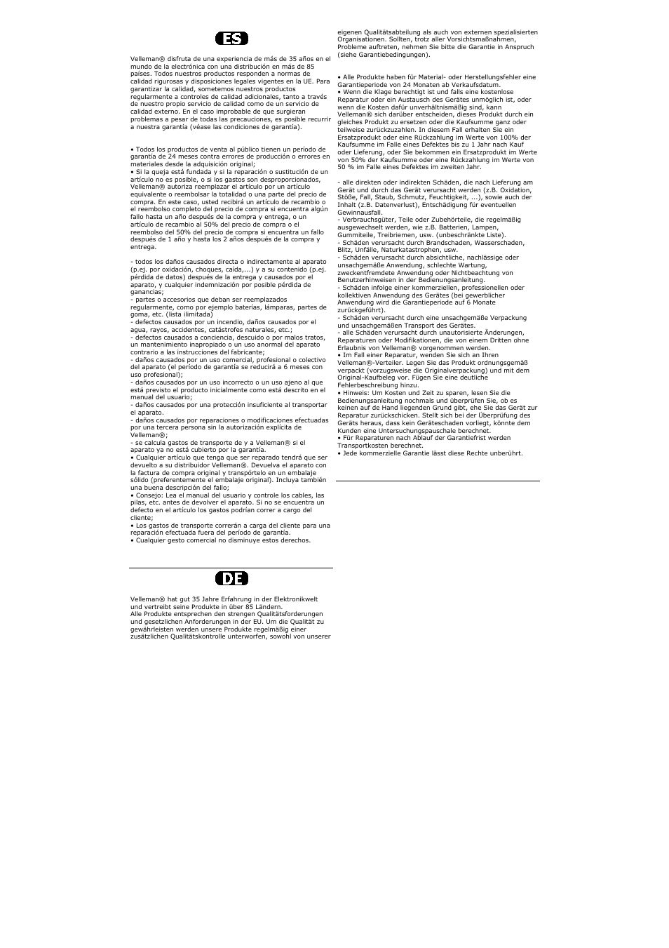Velleman VDPSP0x User Manual | Page 17 / 17