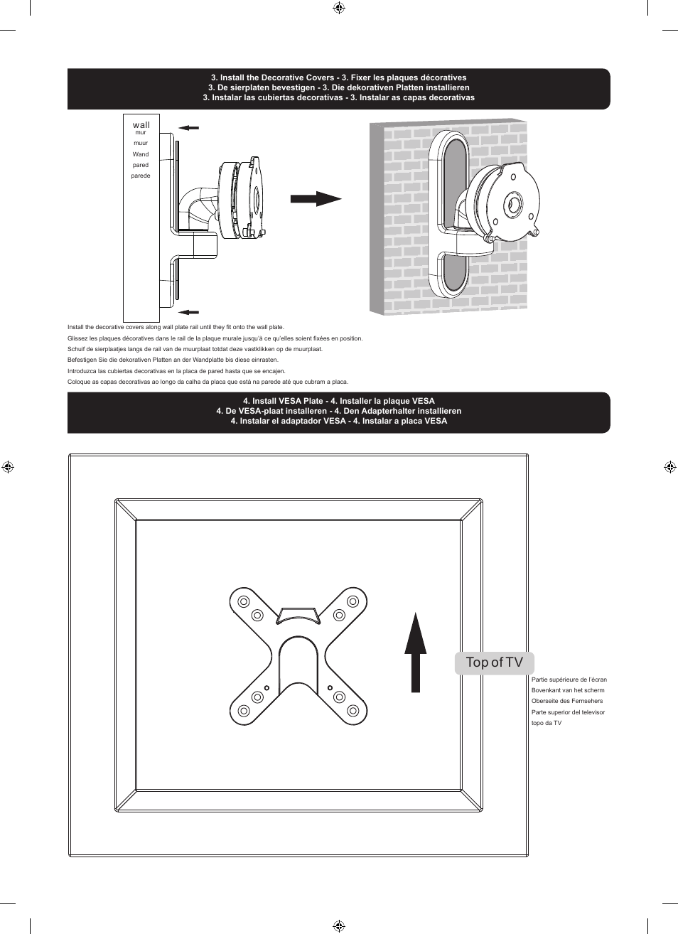 Top of tv | Velleman WB040 User Manual | Page 6 / 10