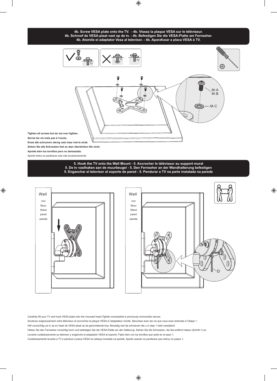 Wall, Wall d | Velleman WB040 User Manual | Page 7 / 10