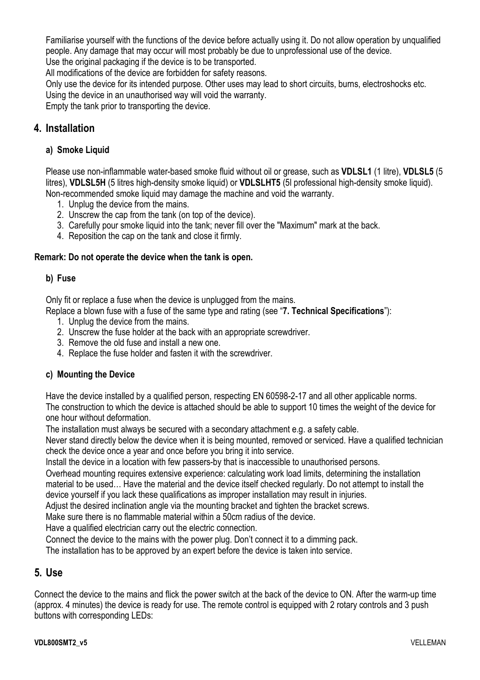 Velleman VDL800SMT2 User Manual | Page 3 / 23