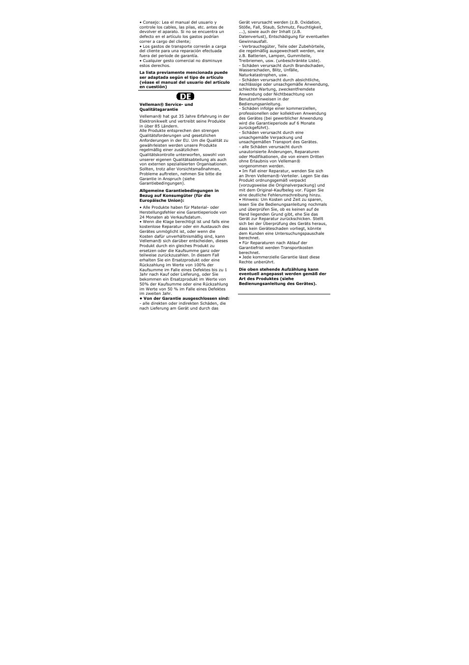 Velleman PSSE60 User Manual | Page 18 / 18