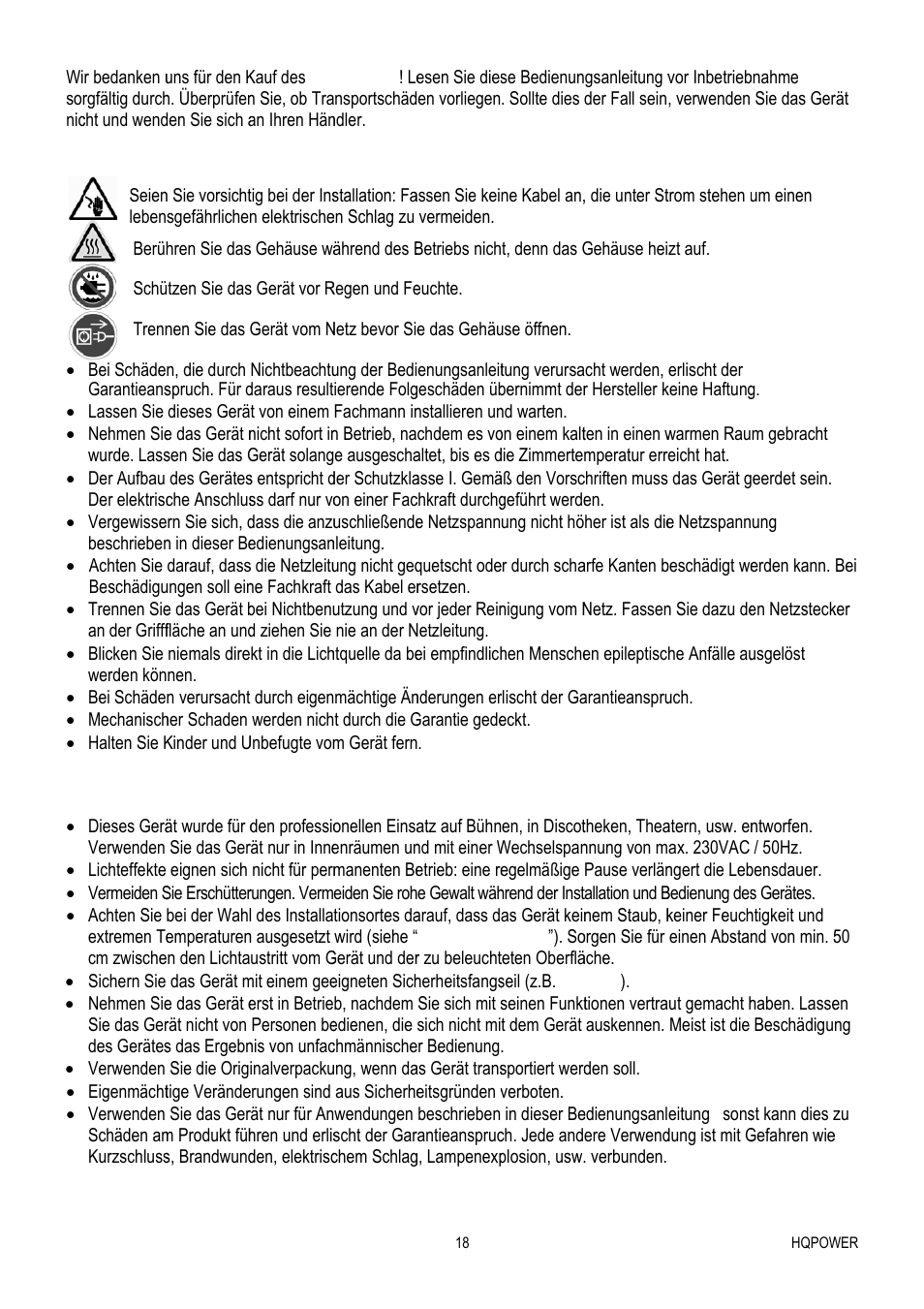 Velleman VDPLW2401 User Manual | Page 18 / 21