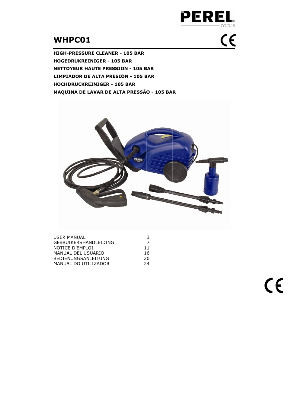 Velleman WHPC01 User Manual | 32 pages