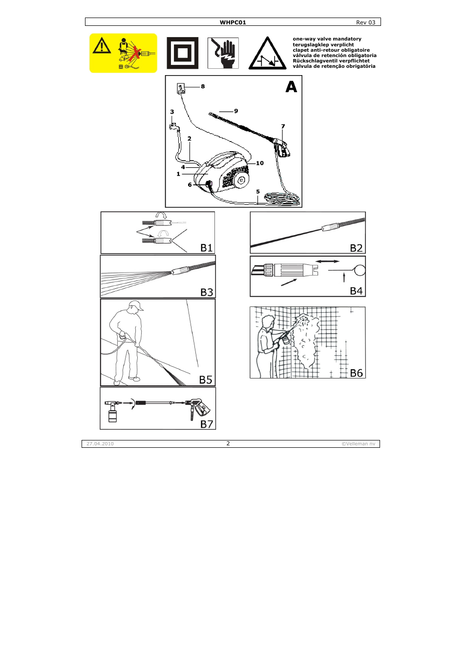 Velleman WHPC01 User Manual | Page 2 / 32