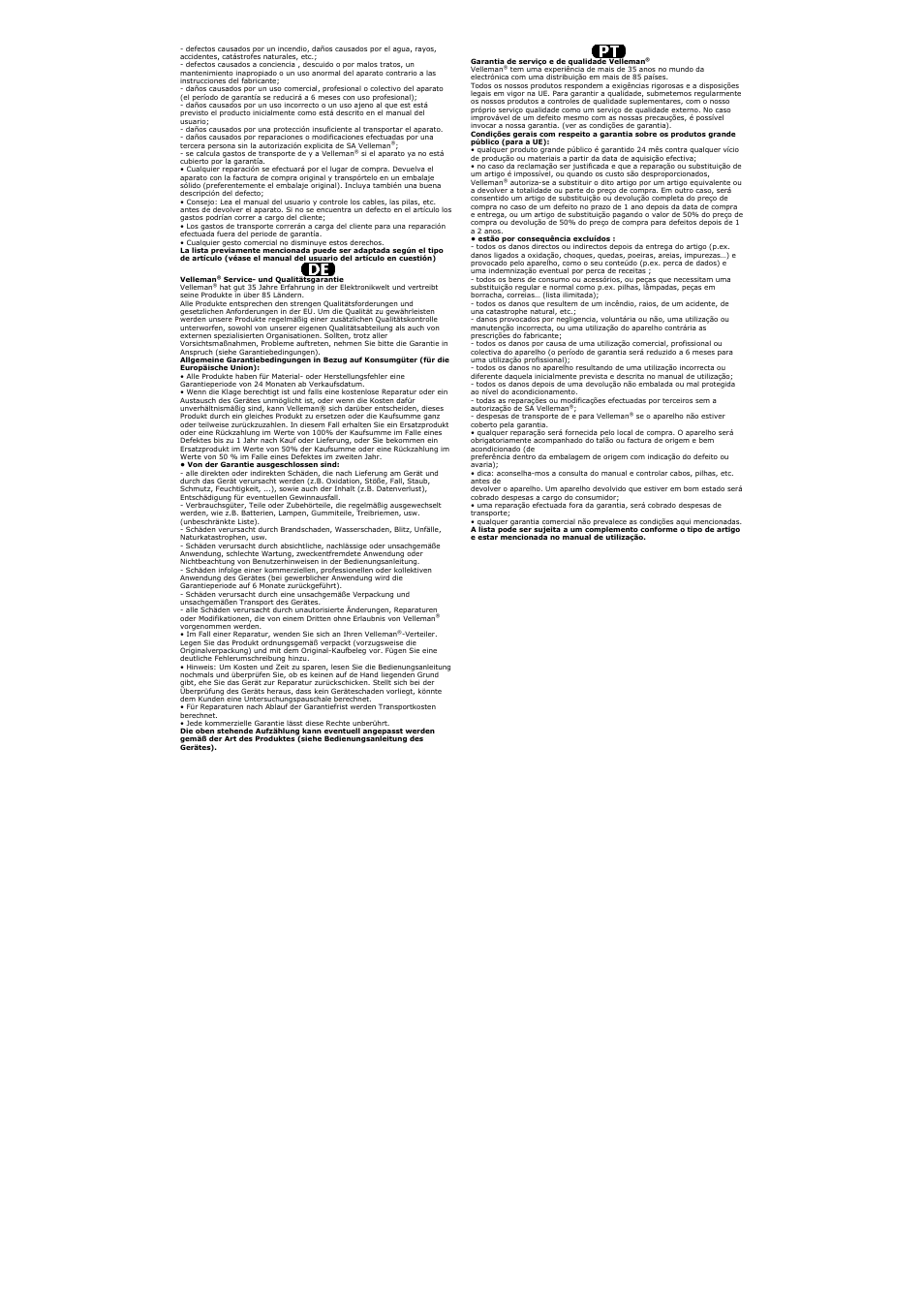 Velleman WHPC01 User Manual | Page 30 / 32