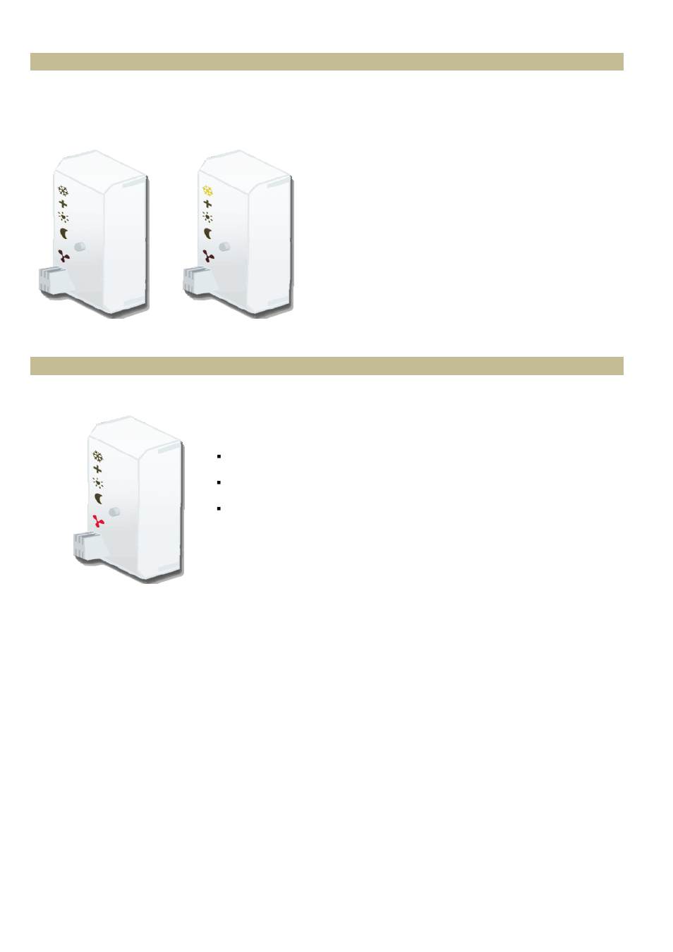 Cooling or heating mode, Air-conditioner or heater active | Velleman VMB1TSW User Manual | Page 14 / 24