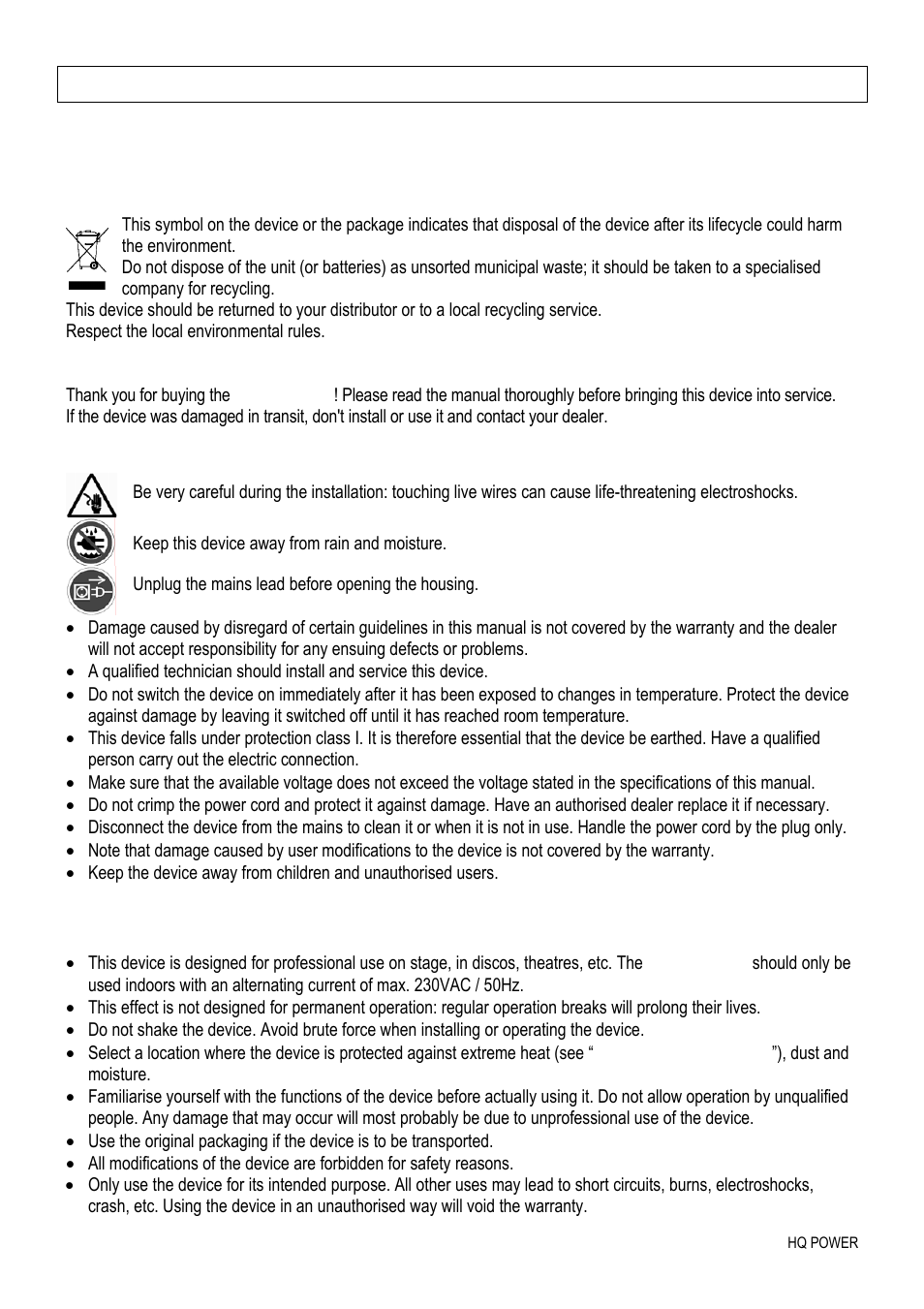 Velleman VDP1000SWN User Manual | Page 2 / 16