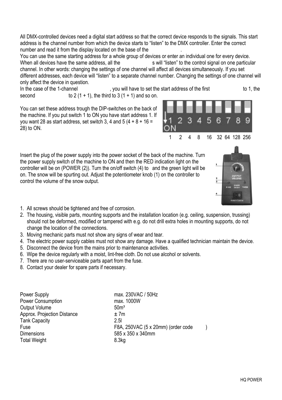 Velleman VDP1000SWN User Manual | Page 4 / 16