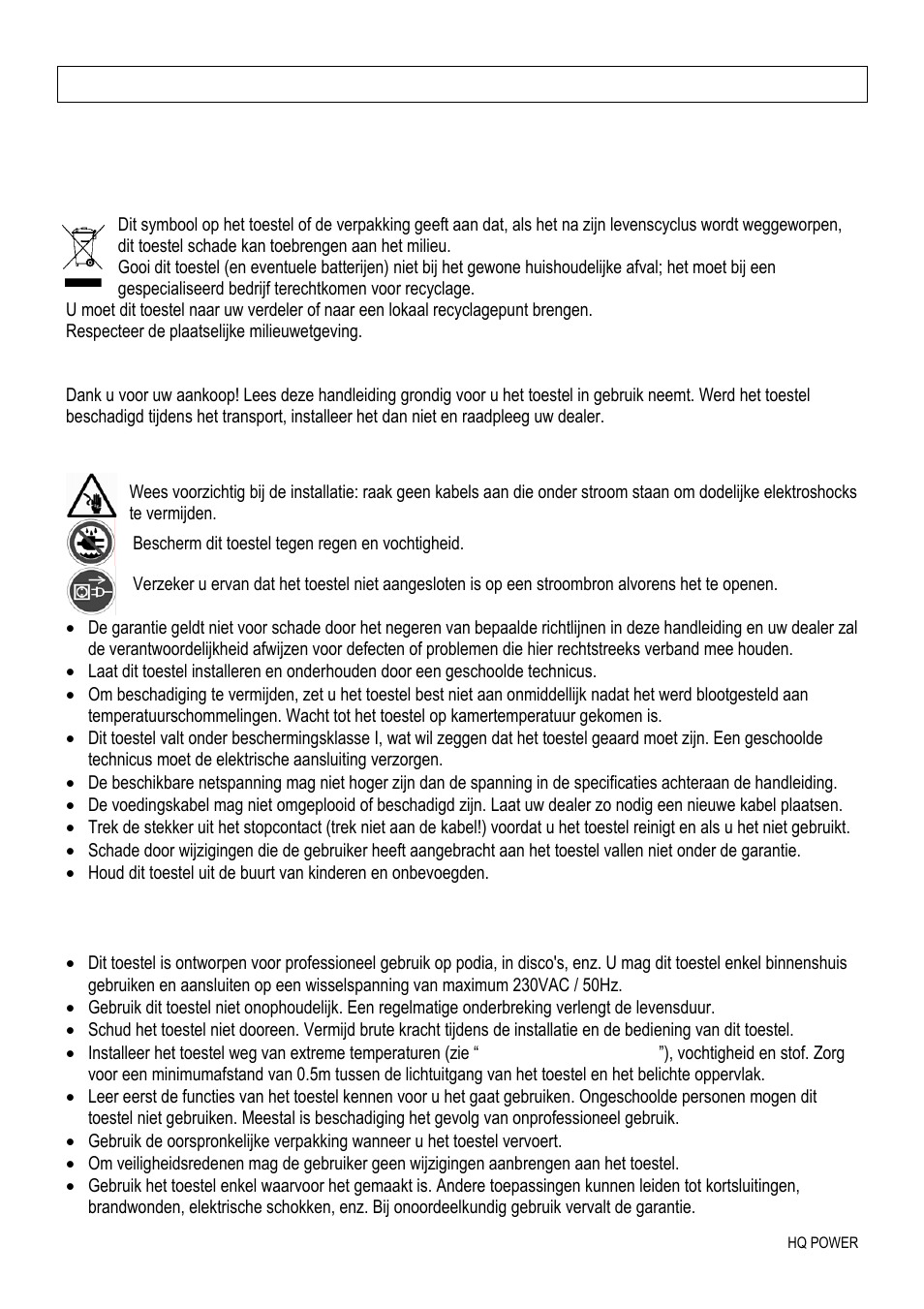 Velleman VDP1000SWN User Manual | Page 5 / 16