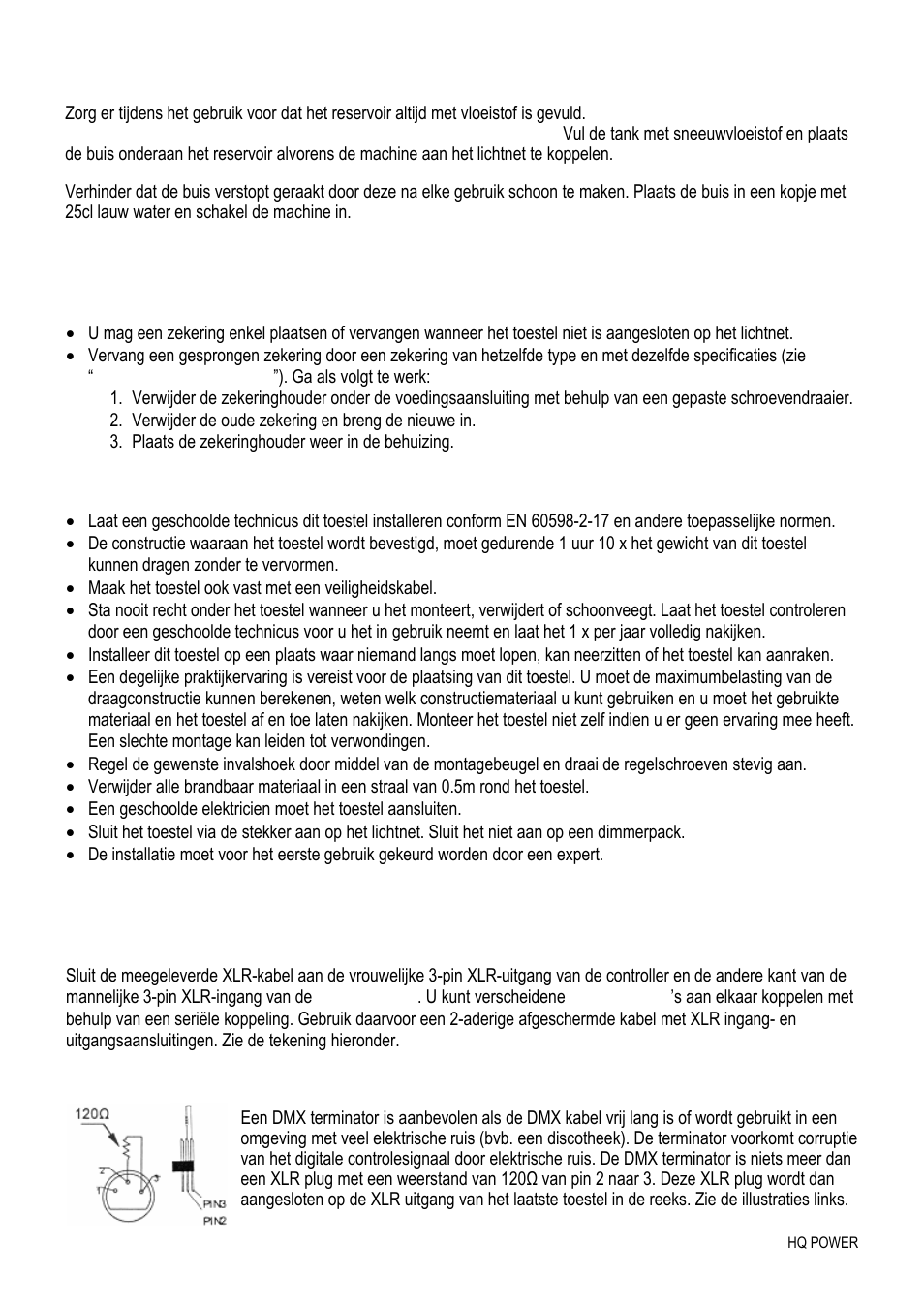 Installatie, Gebruik | Velleman VDP1000SWN User Manual | Page 6 / 16