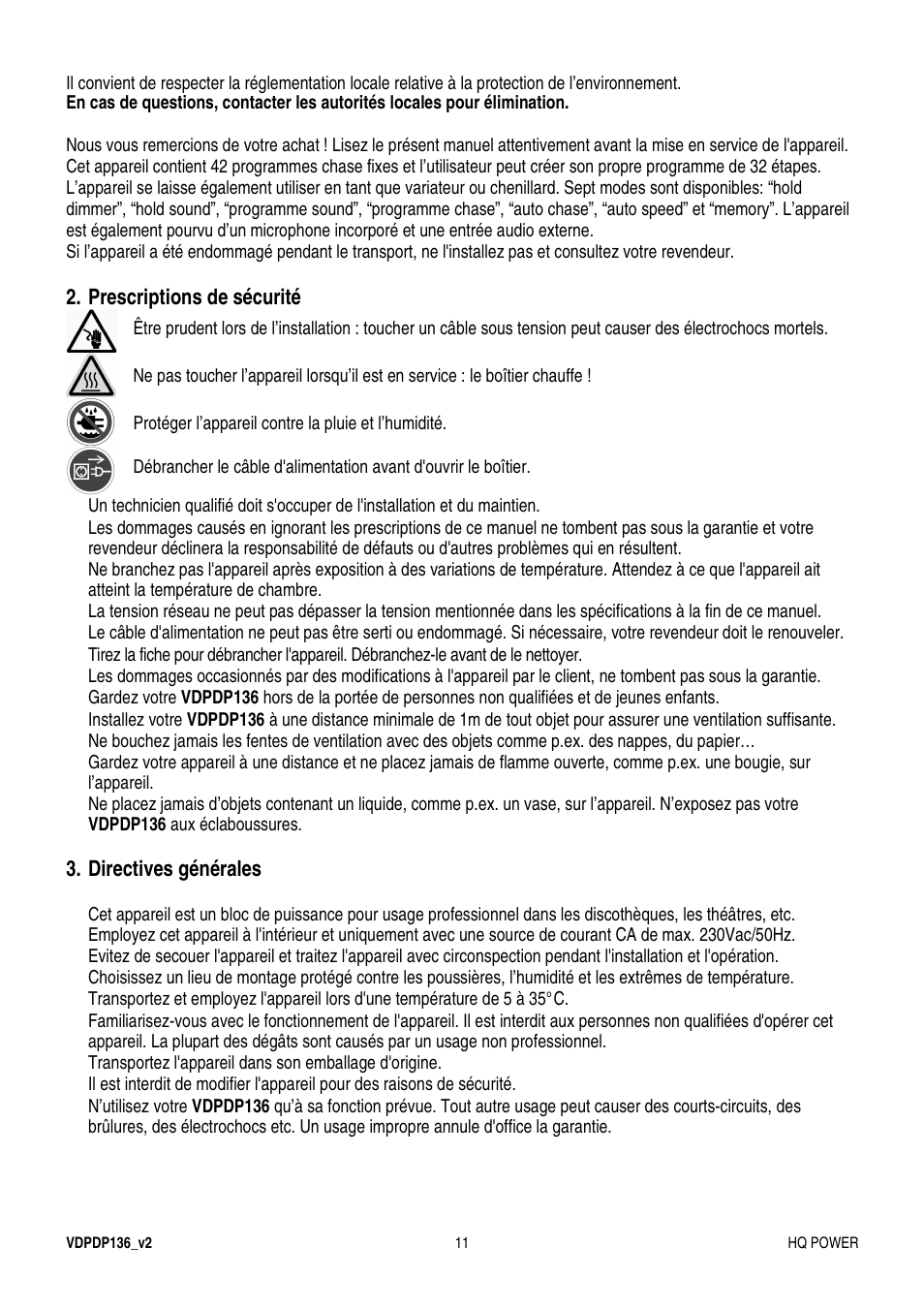 Velleman VDPDP136 User Manual | Page 11 / 23