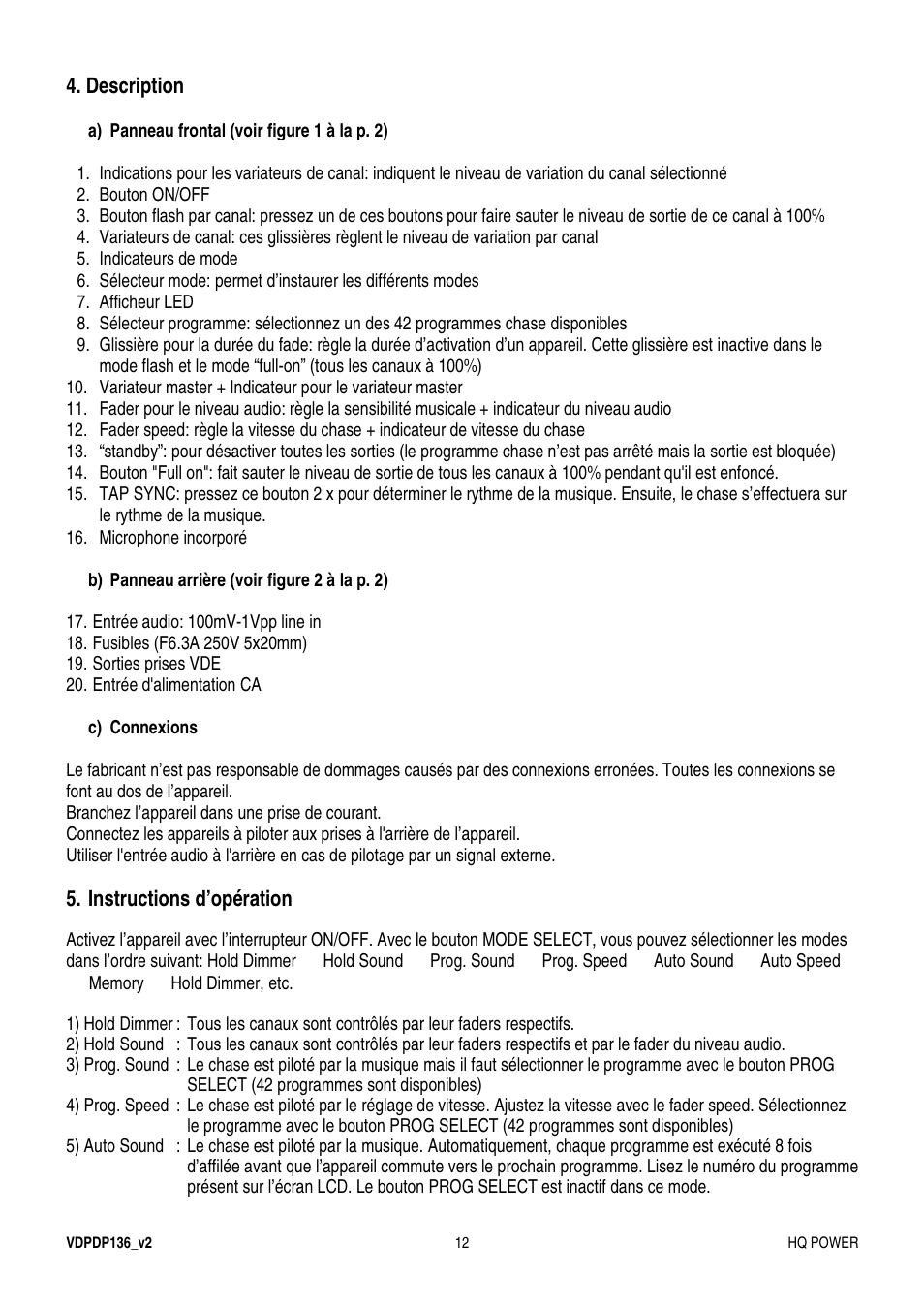 Velleman VDPDP136 User Manual | Page 12 / 23
