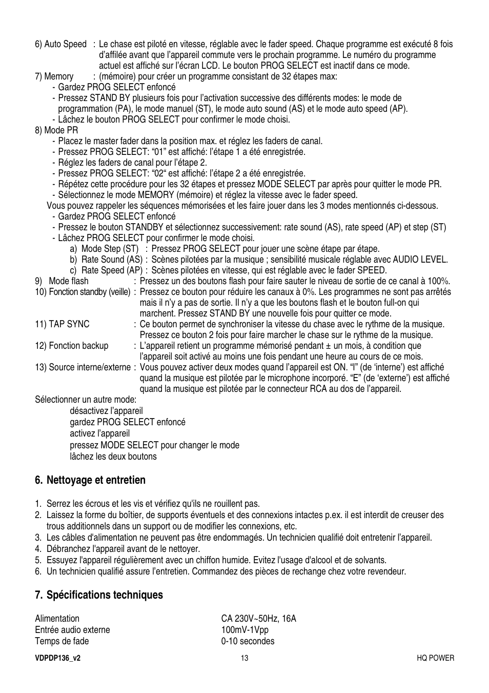 Velleman VDPDP136 User Manual | Page 13 / 23