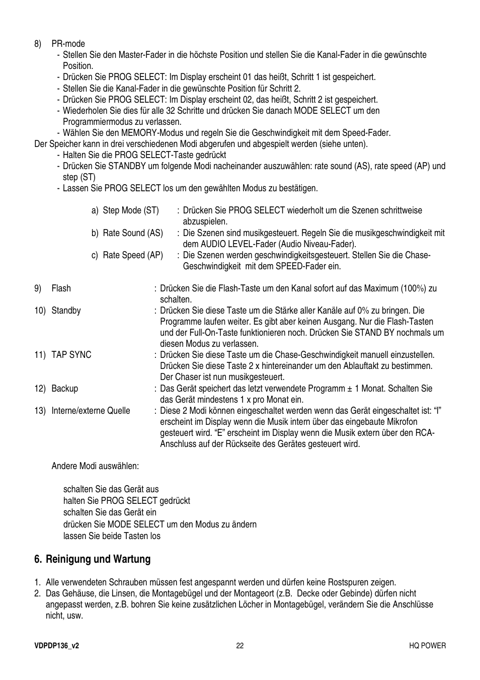 Velleman VDPDP136 User Manual | Page 22 / 23