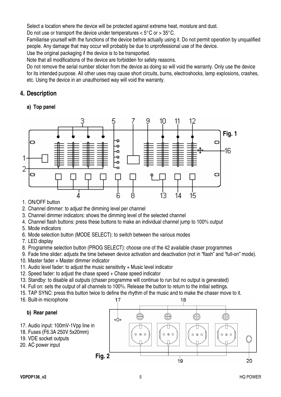 Velleman VDPDP136 User Manual | Page 5 / 23